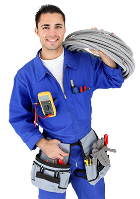 electrician with tools