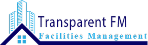 Transparent FM logo for facilities management in Sydney, showing professionalism and reliability.