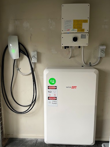 Solar installation equipment ready for use in Sydney home.