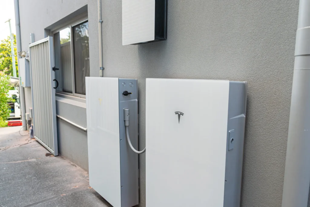 Solar battery storage solutions installed for residential use in Sydney.